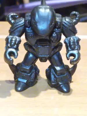 Teratomachos Black Fish Figure with Wrong Hands from Kriaris new