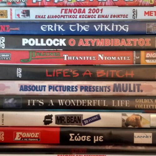 DVD like new, pack of 76 pieces