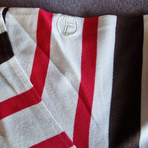Sergio Tacchini Polo Shirt used, 100% cotton, size XL, white