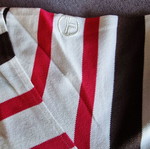 Sergio Tacchini Polo Shirt used, 100% cotton, size XL, white
