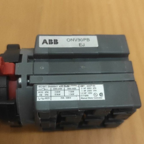 ABB ONV30PB Rotary Eccentric Switch 7 Positions New 25 A