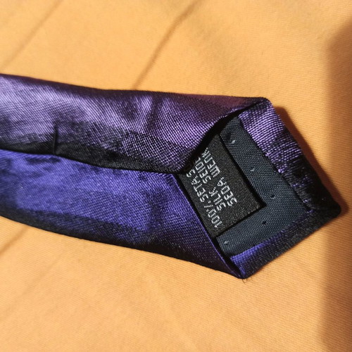 John Richmond tie new, purple, 100% silk