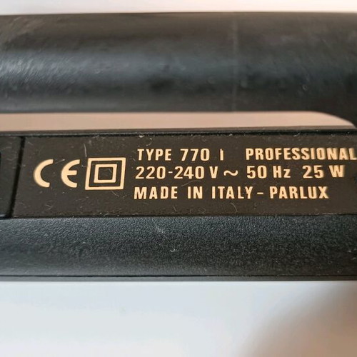 Parlux electric curling iron like new, lightly used