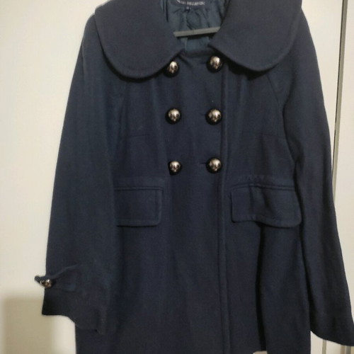 French Connection wool coat new, blue, size M