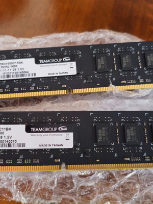 TEAMGROUP 16GB (2x8GB) DDR3 1600Hz RAM σαν καινούργιο