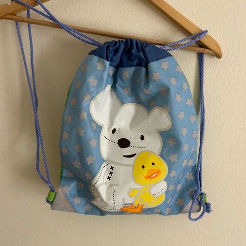 Children's backpack like new, multicolored