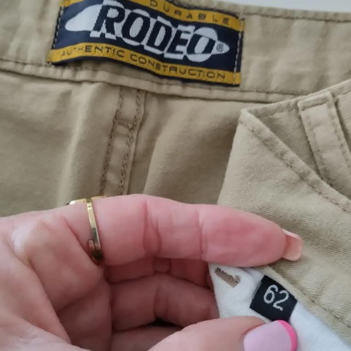 Vintage men's cargo pants Rodeo 4XL like new