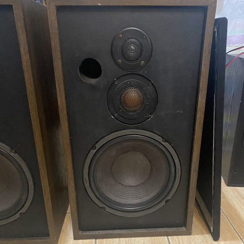 Pioneer Project 100A vintage speakers pair with 10” woofer used