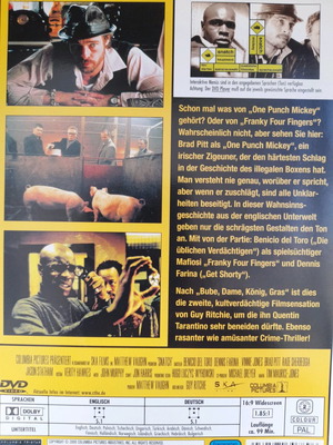 Snatch DVD used with subtitles