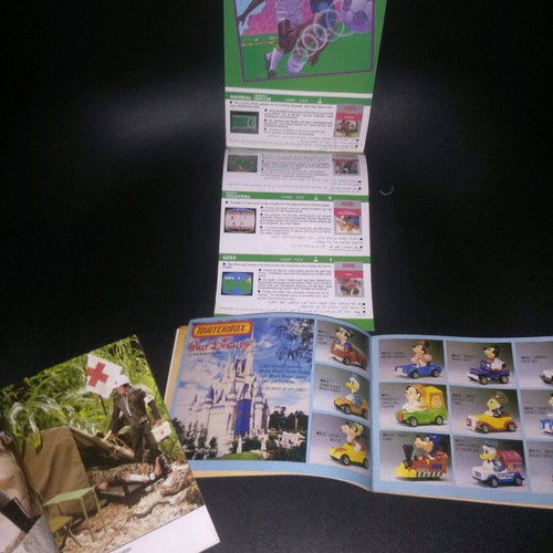 Collectible prospectuses like new, pack of 3 from 1982