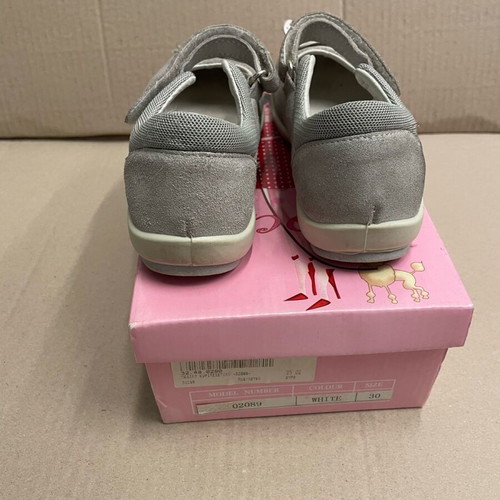 Primigi ballerinas used, leather, grey silver, size 31