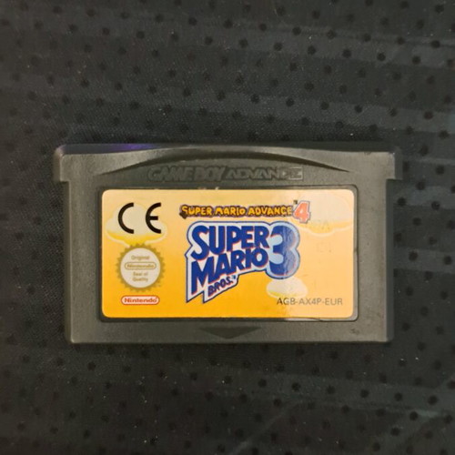 Super Mario Bros 3 Game Boy Advance GBA cartridge used