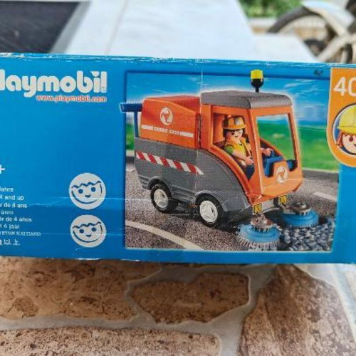 Playmobil 4045 Street Sweeper Vehicle used with original box