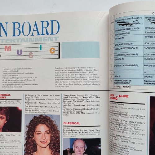 Bluewings περιοδικό Finnair 1989 μεταχειρισμένο