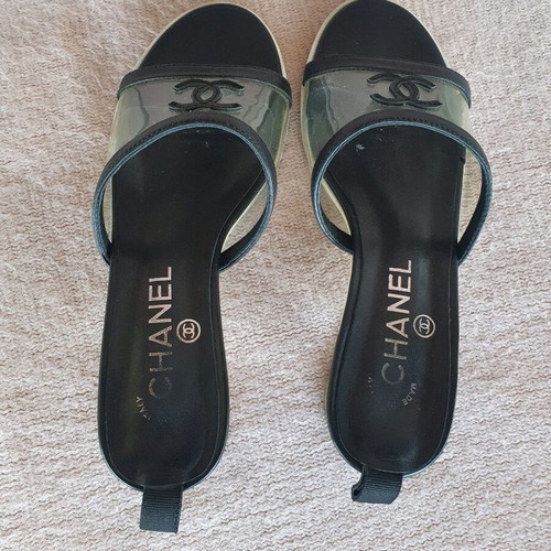 Chanel shoes size 36 used, black