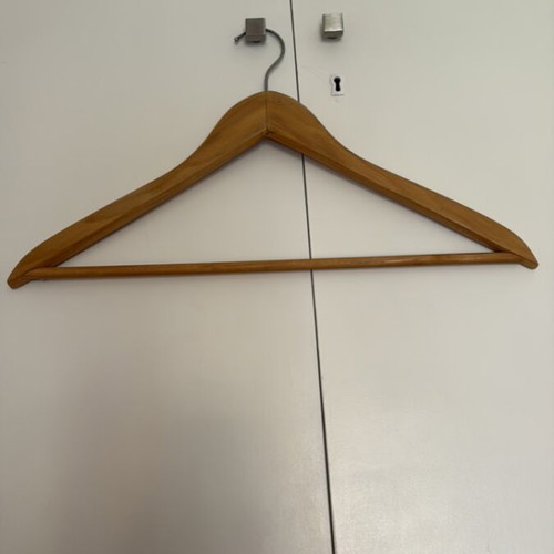Wooden hanger for suits like new