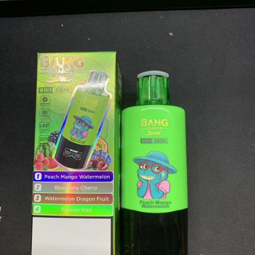 Bang Leader Scott 8-in-1 electronic hookah 350K puffs new