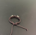 Leather bracelet, brown