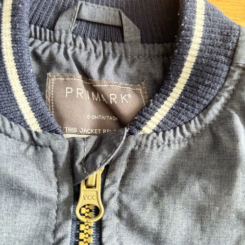 Primark jacket like new, thin, windproof, size 6-9 months