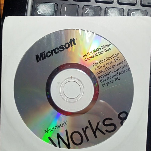 Microsoft WORKS 8.0 English collectible software new