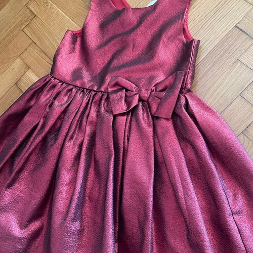 H&M burgundy dress like new for 5-6 years old