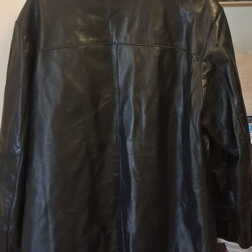 Leather jacket Spike Jones XXL like new, black