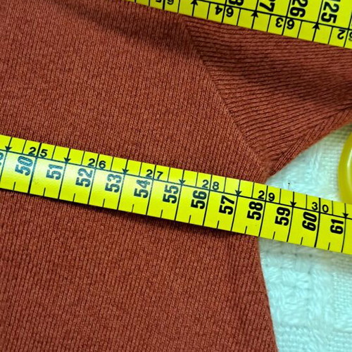 Nk knitted brick red blouse dress like new, one size