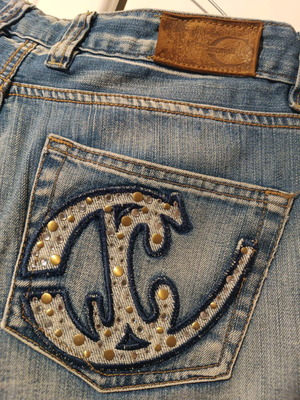 Just Cavalli vintage jeans size 31 medium like new, blue