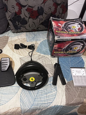 Thrustmaster Ferrari Challenge Racing Wheel for PS1 PS2 PS one