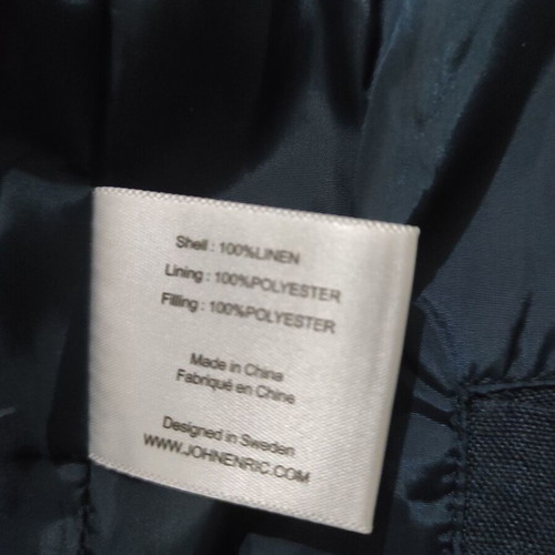 John Henric men's vest L like new, blue