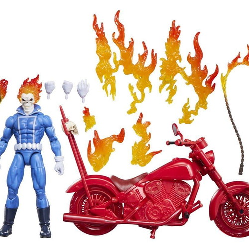 Hasbro Marvel Legends Ghost Rider Johnny Blaze & Motorcycle Set new