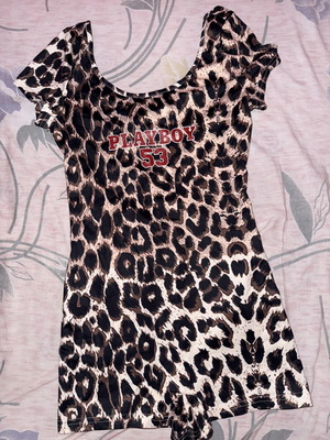 Playboy one-piece XS new, brown