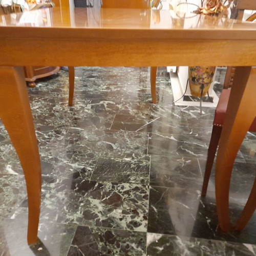 Classic style wooden sideboard and dining table set