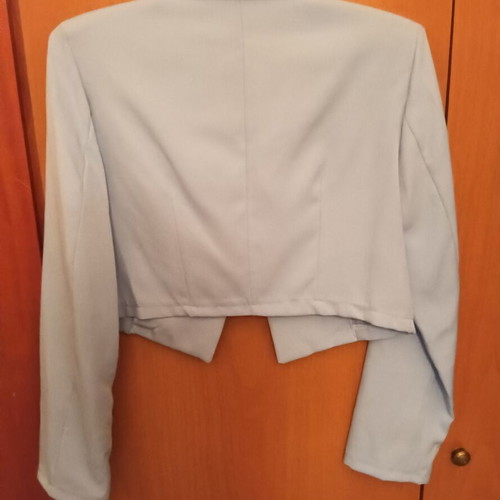 Cropped blue jacket new Marilyn Boutique without lining