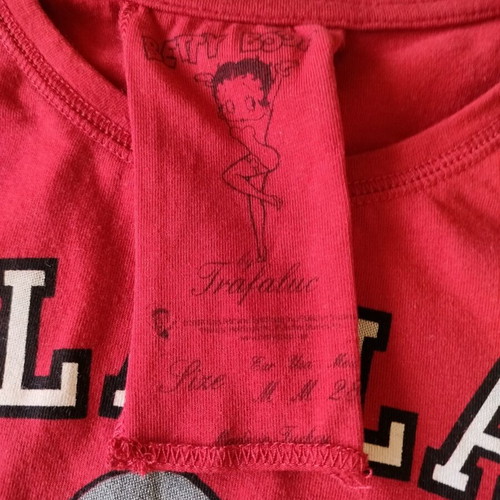Red T-shirt with Print like New, Size M