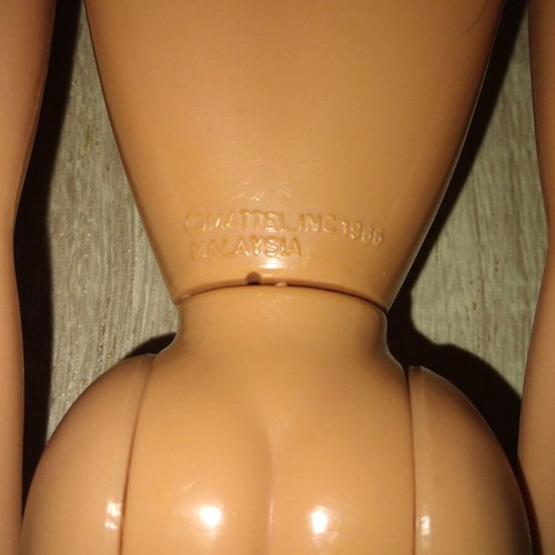 Barbie 1989 My First Princess and 1991 Fashion Finds #2983 used with pink shoes