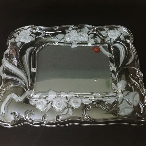 Walther Glass Victorian Collection glass photo frame new 31×38 cm