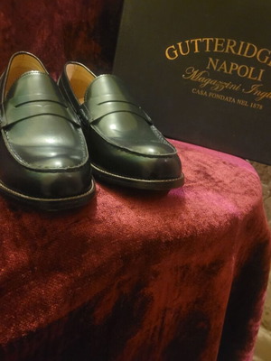 Gutteridge loafers dark blue size 43 new