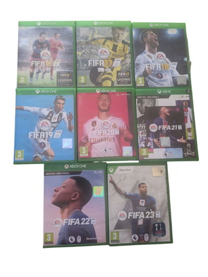 FIFA games bundle used for Xbox One, 7 titles