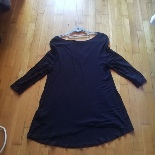 Forever 21+ μαύρη μπλούζα V-neck criss-cross size 0X σαν καινούργιο