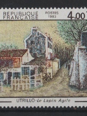 Maurice Utrillo Le Lapin Agile stamp new, complete set 1983 France