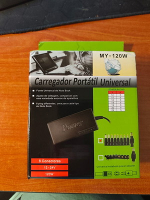 Car power adapter 12V/24V new, 120Watt, 8 outputs