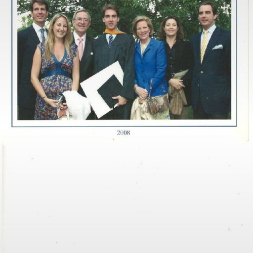 Collectible greeting card King Constantine II 2008 like new