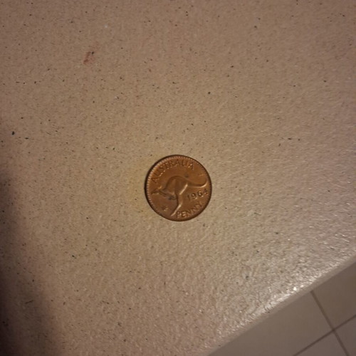 Australian Penny 1964 like new, rare collectible