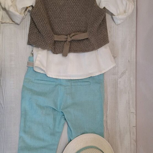 Bambolino baptism outfit summer size 12-18 new