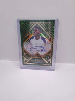 Topps Gold Premier League 25/26 Randal Kolo Muani Auto σαν καινούργιο /75