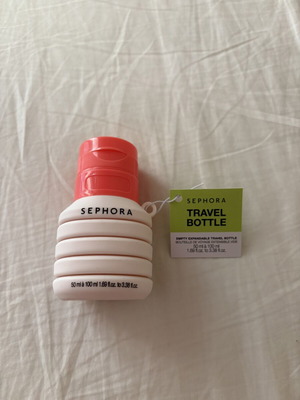 Sephora μπουκάλι ταξιδιού, επεκτεινόμενο 50ml έως 100ml