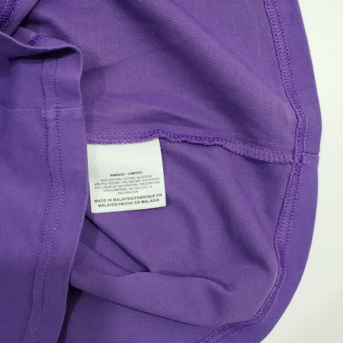 Nike Running Slim Dri-Fit cotton t-shirt size S used, purple and orange