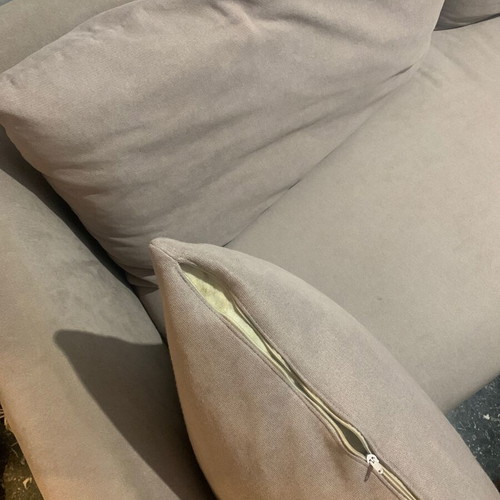Sato three-seater sofa like new, stone color, pet friendly fabric