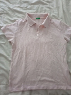 Benetton women's blouse pink size M like new